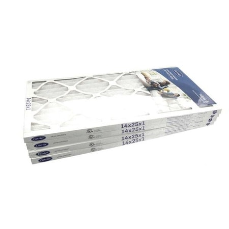 Carrier MERV 8 1" Filter, PK4 14X25X1-M8-C-P4